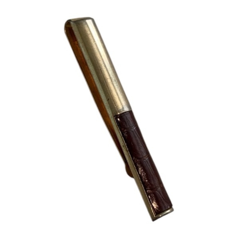 Vintage Slide Money Clip Tie Bar Signed Swank